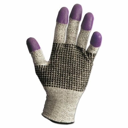 KLEENGUARD G60 PURPLE NITRILE Cut-Resistant Gloves, 210 mm Length, X-Small, Black/White/Purple, Pair, 12PK 13844